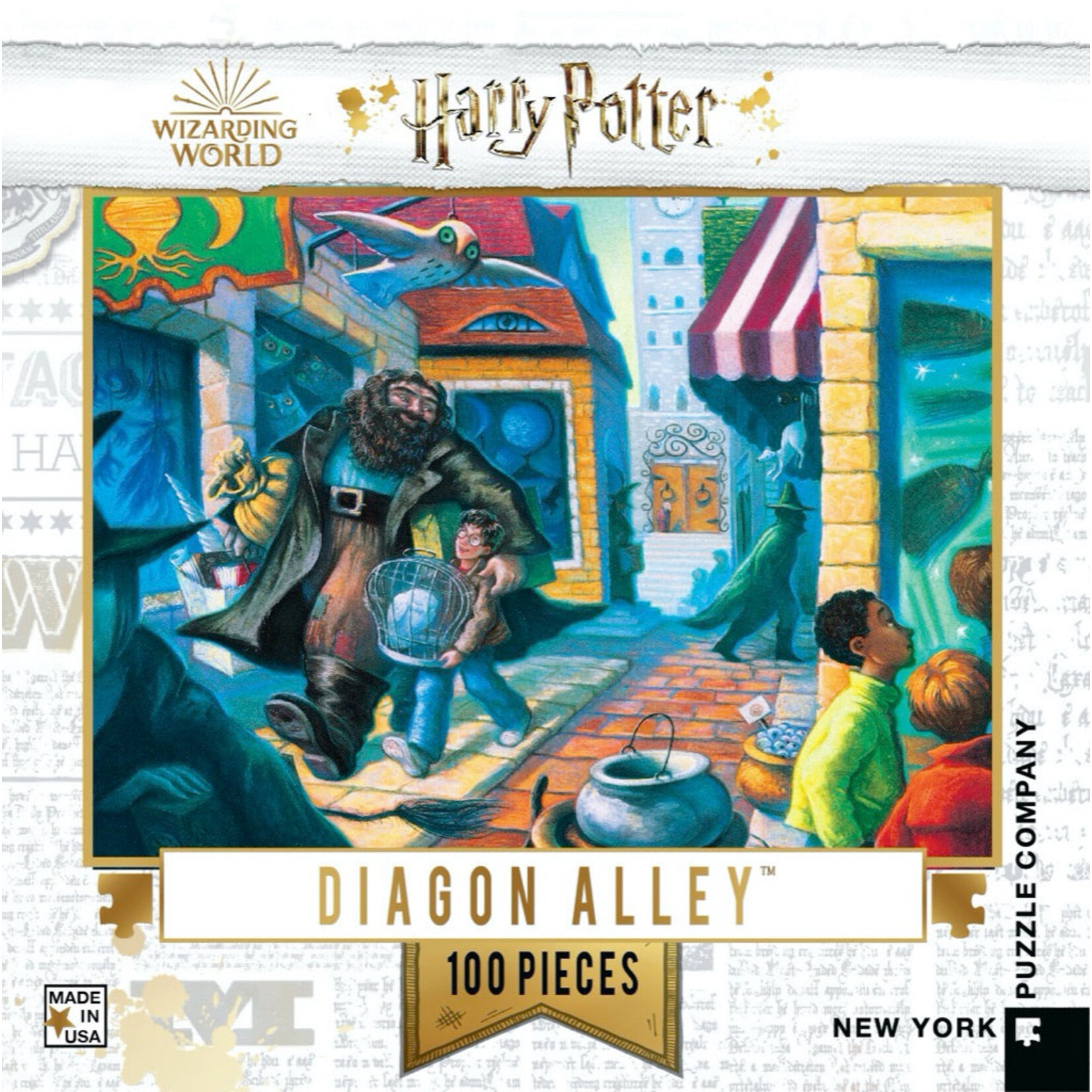 New York Puzzle Co Harry Potter: Diagon Alley Mini 100pc