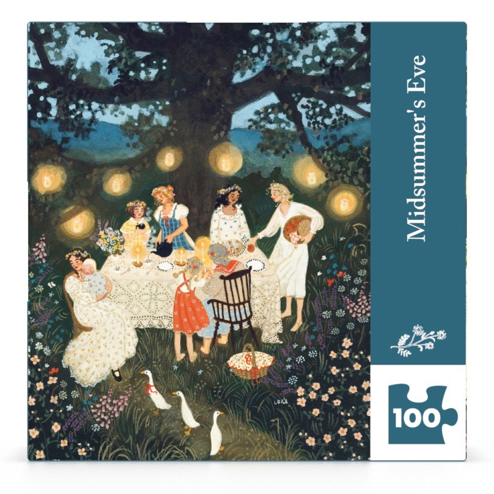 New York Puzzle Co Loré Pemberton: Midsummer's Eve Mini 100pc