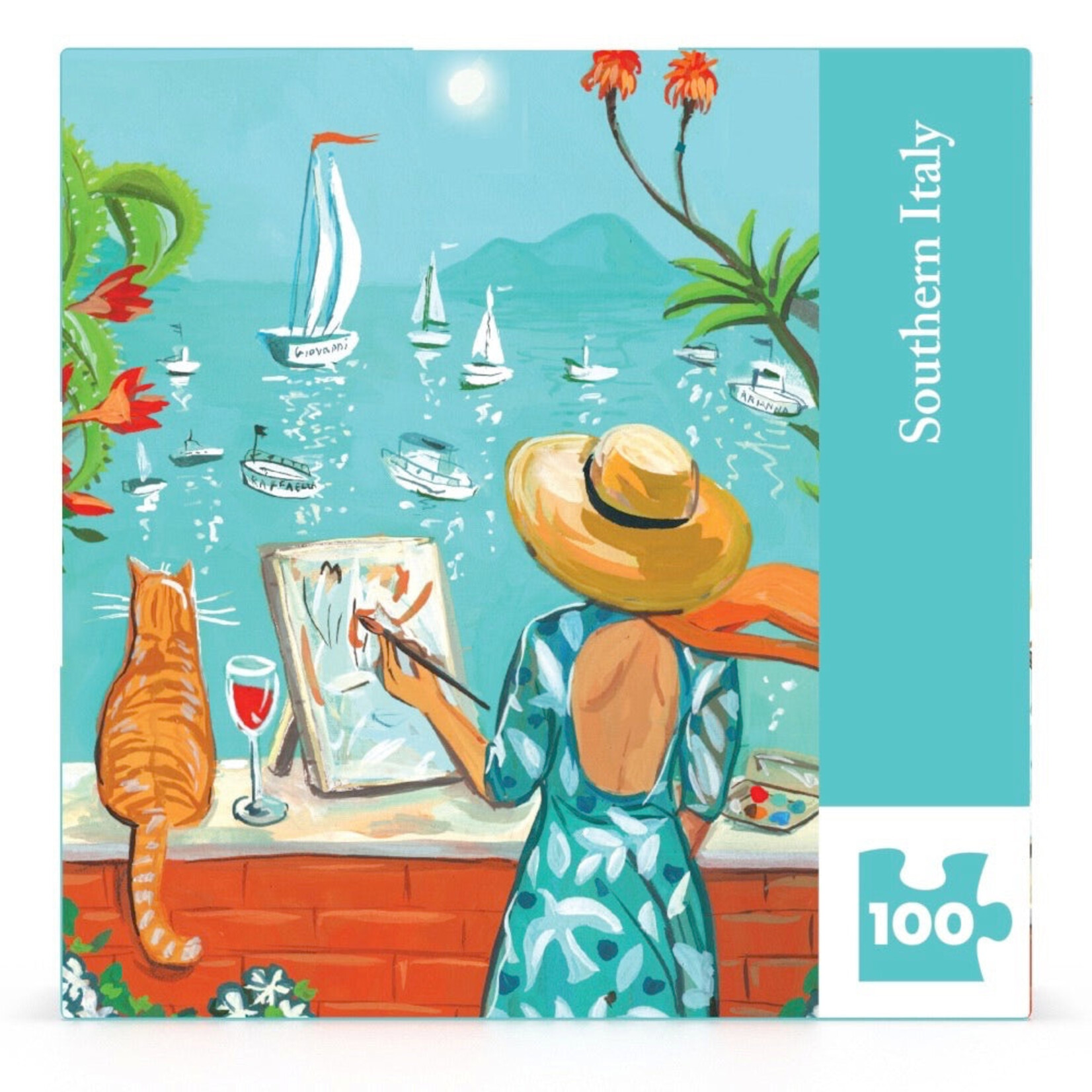 New York Puzzle Co Jenny Kroik: Southern Italy Mini 100pc