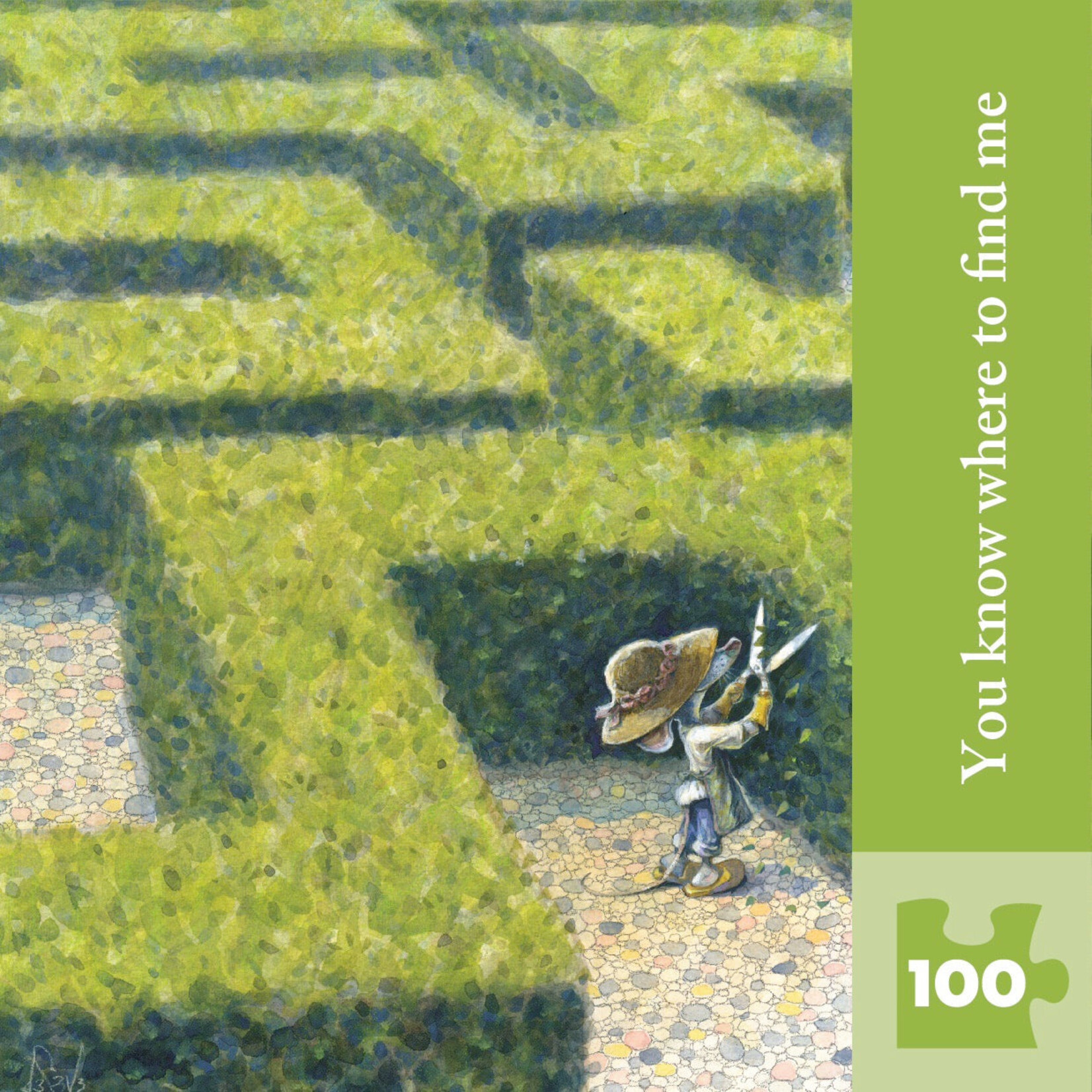 New York Puzzle Co Peter de Sève: You Know Where to Find Me Mini 100pc