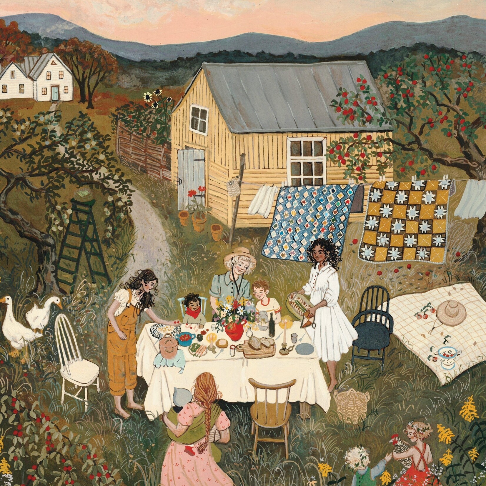 New York Puzzle Co Loré Pemberton: September Harvest Mini 100pc