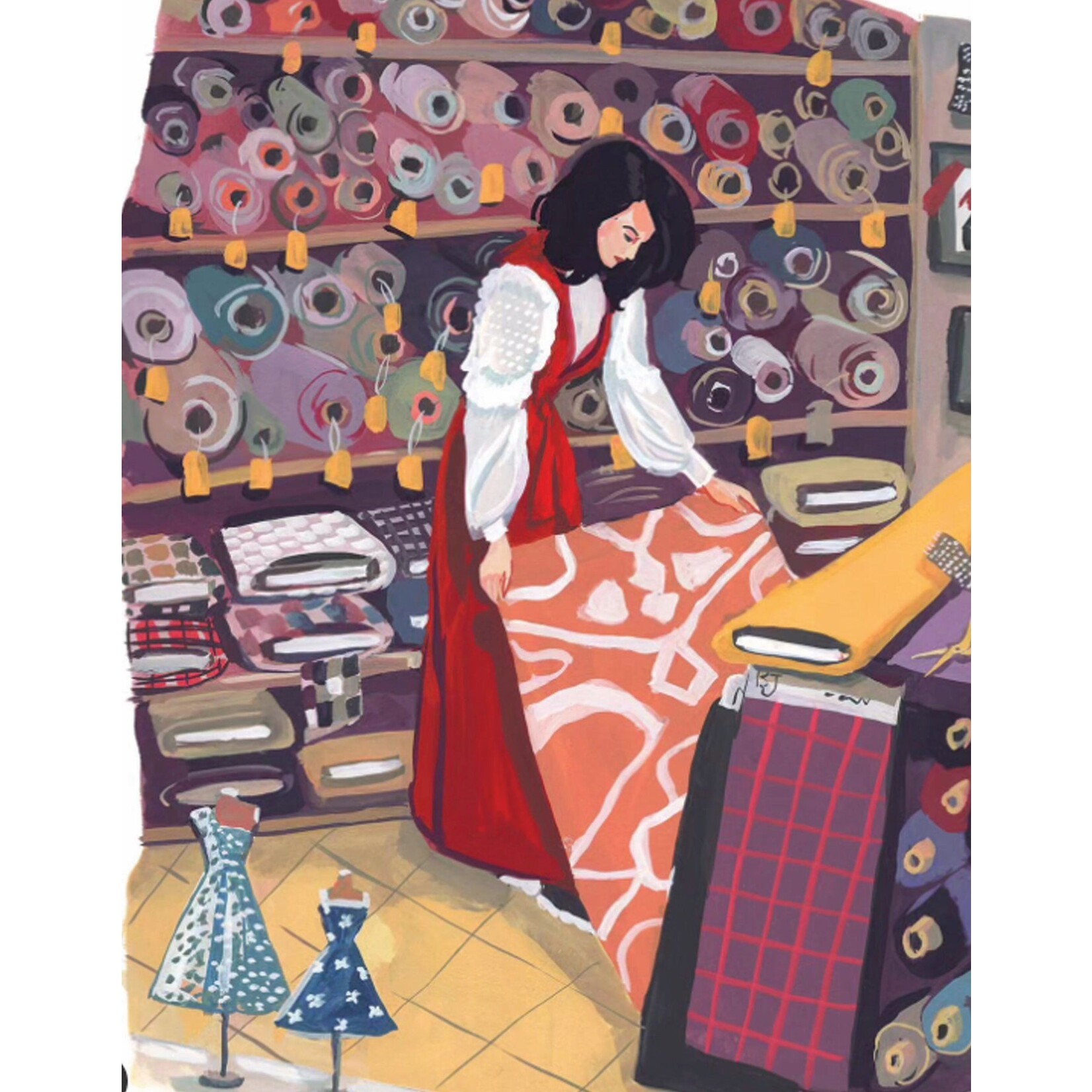 New York Puzzle Co Jenny Kroik: Bolts Galore Mini 100pc
