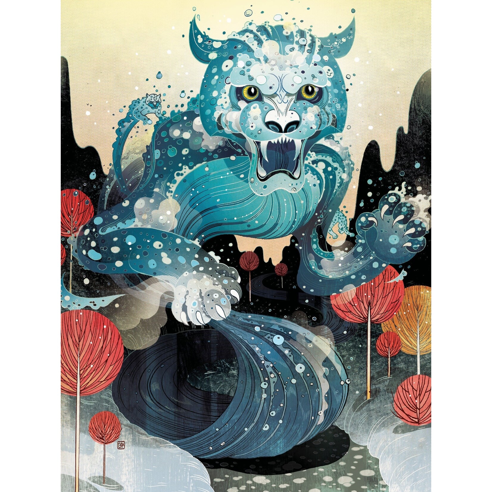 New York Puzzle Co Victo Ngai: Upward Mini 100pc