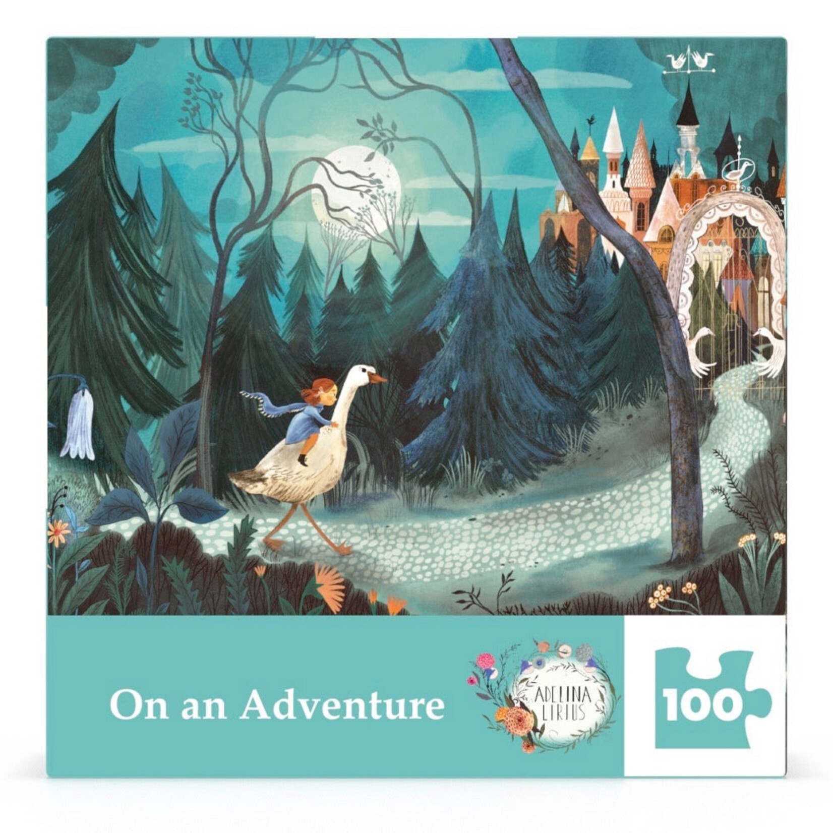 New York Puzzle Co Adelina Lirius: On An Adventure Mini 100pc