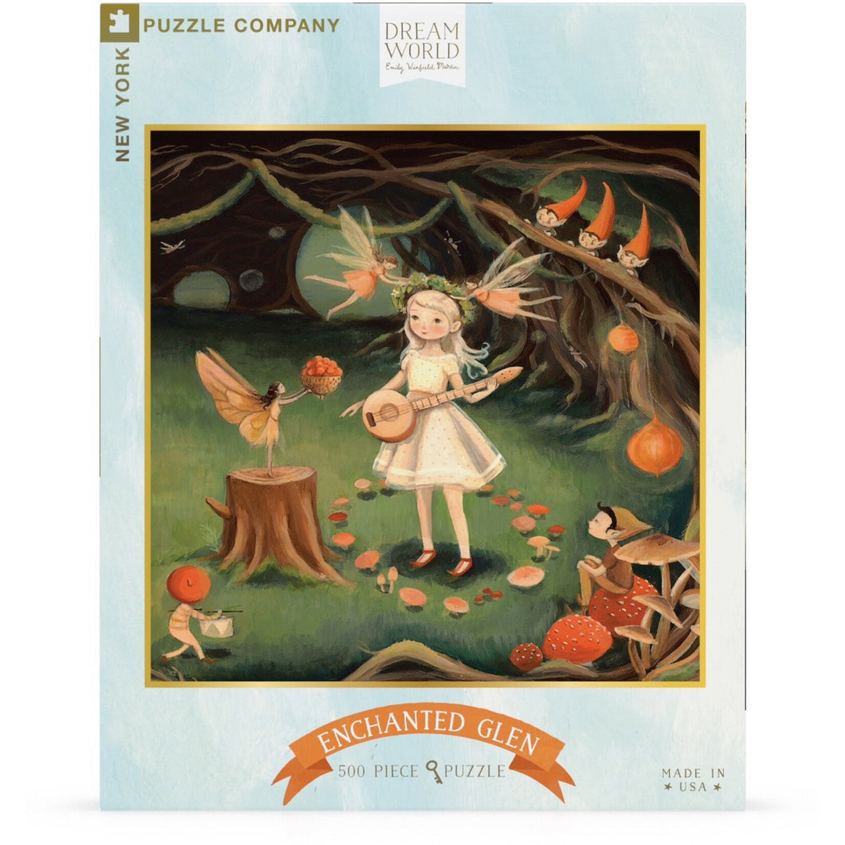 New York Puzzle Co Dream World: Enchanted Glen 500pc