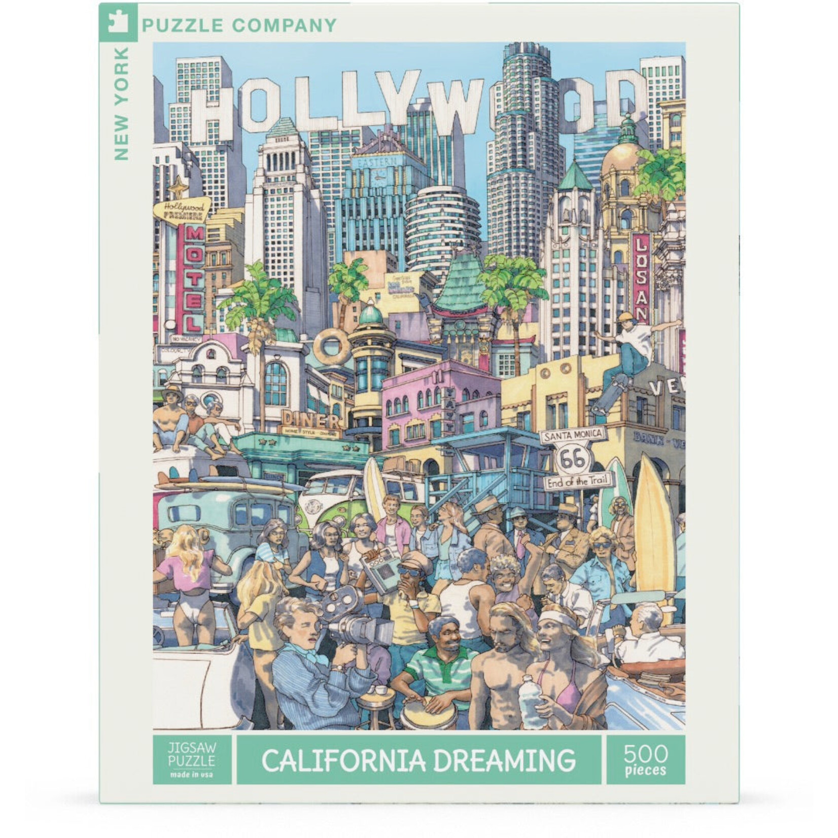 New York Puzzle Co Max Tilse: California Dreaming 500pc