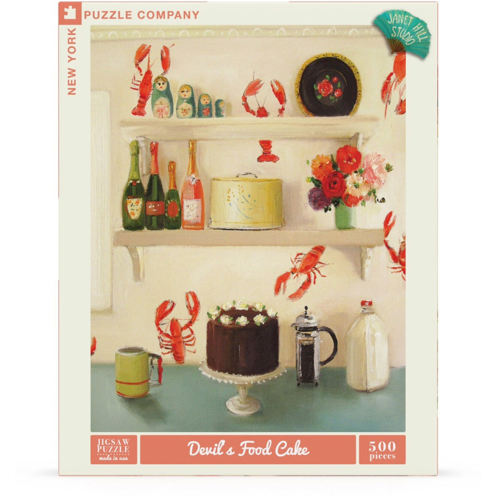 New York Puzzle Co Janet Hill: Devil's Food Cake 500pc
