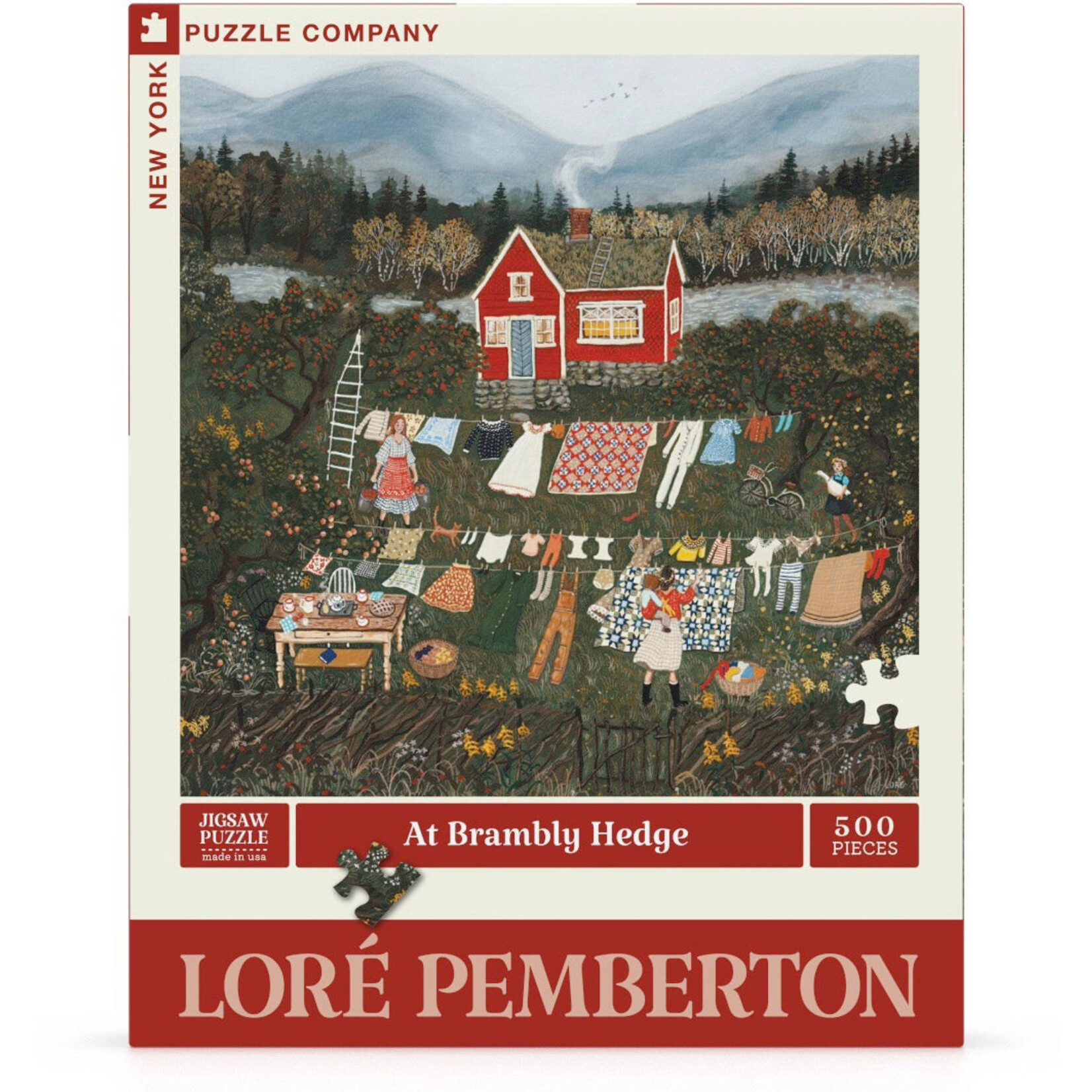 New York Puzzle Co Loré Pemberton: At Brambly Hedge 500pc