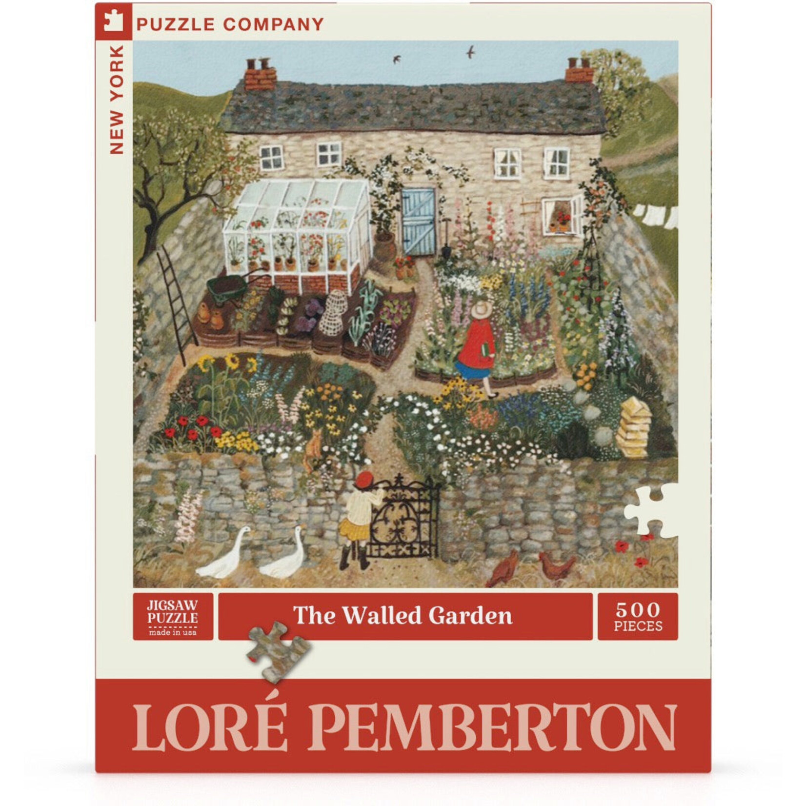 New York Puzzle Co Loré Pemberton: The Walled Garden 500pc