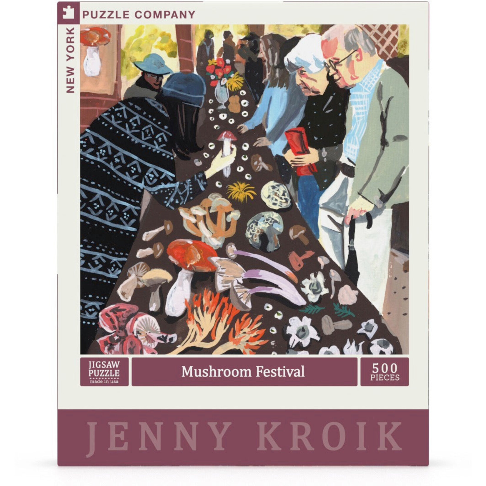 New York Puzzle Co Jenny Kroik: Mushroom Festival 500pc