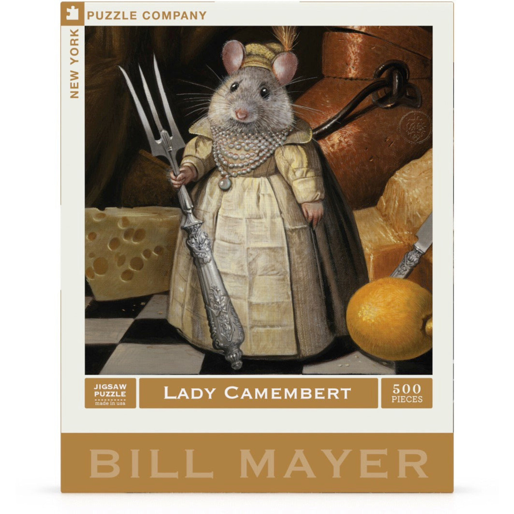 New York Puzzle Co Bill Mayer: Lady Camembert 500pc