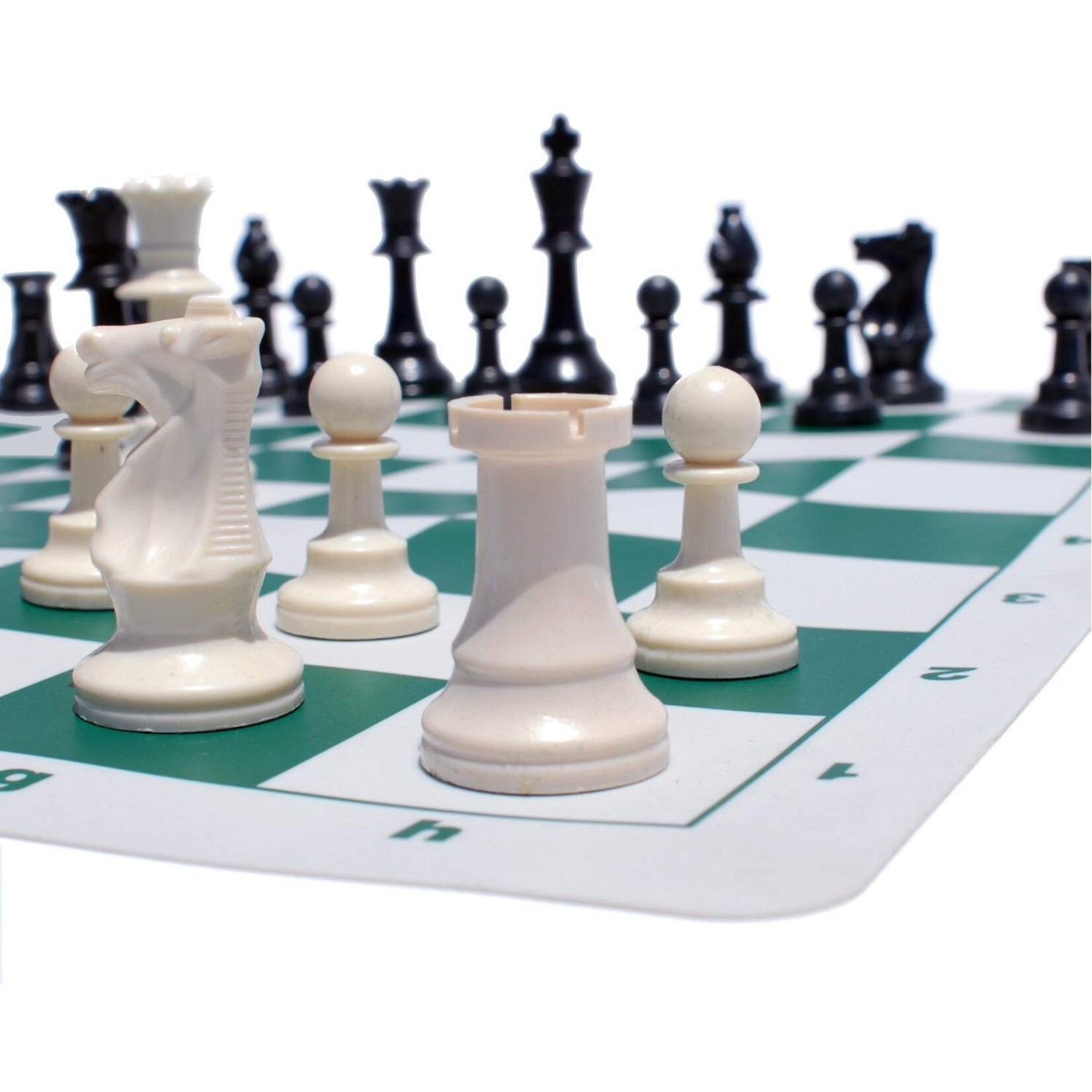 Wood Expressions CHESS SET: Ultimate Tournament Set - Silicone Board