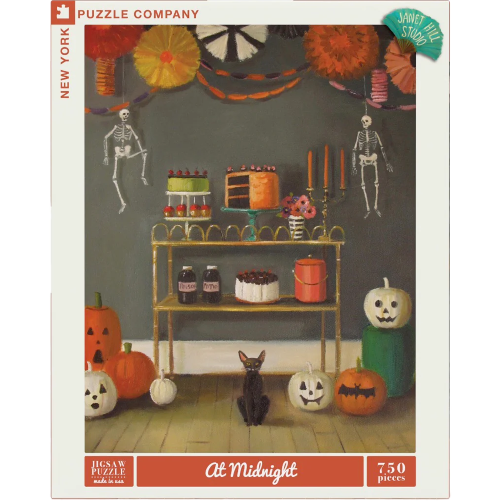 New York Puzzle Co Janet Hill: At Midnight 750pc