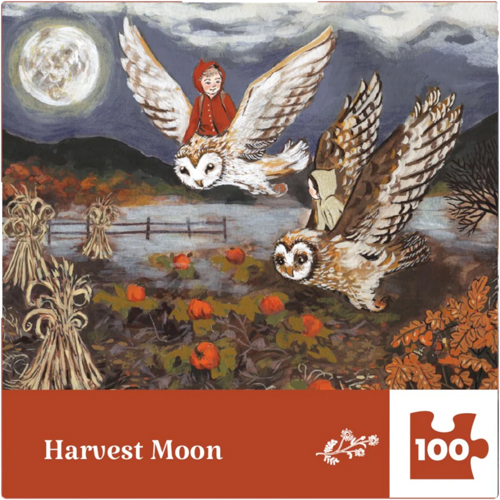 New York Puzzle Co Loré Pemberton: Harvest Moon Mini 100pc