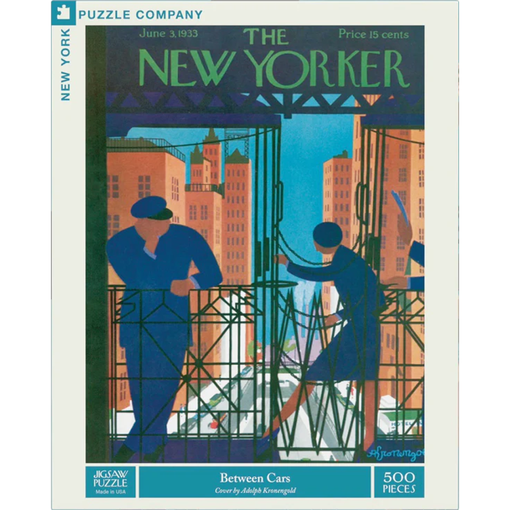 New York Puzzle Co NY: Between Cars 500pc