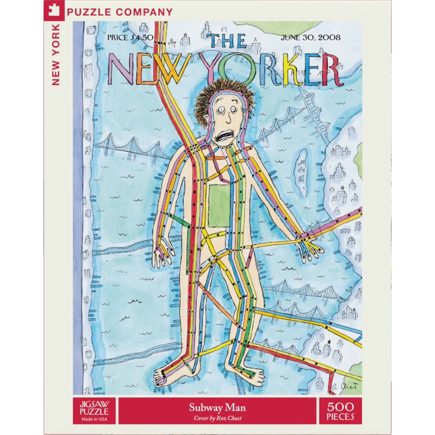 New York Puzzle Co NY: Subway Man 500pc