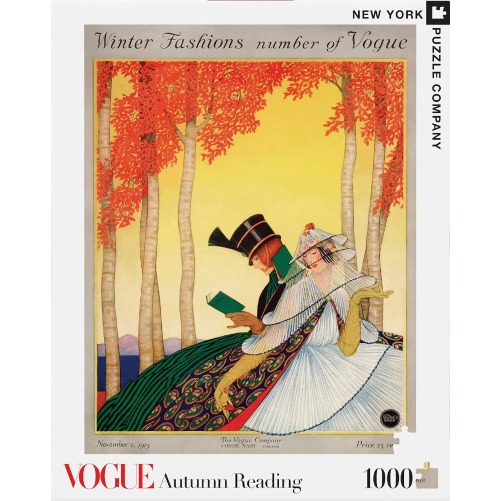 New York Puzzle Co Vogue: Autumn Reading 1000pc