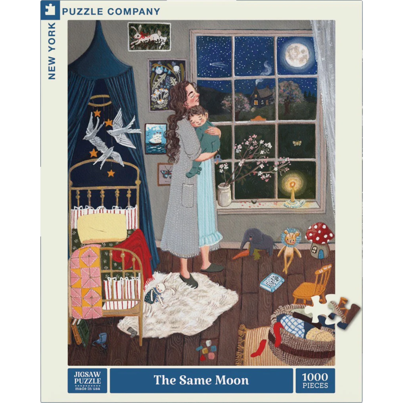 New York Puzzle Co Loré Pemberton: The Same Moon 1000pc