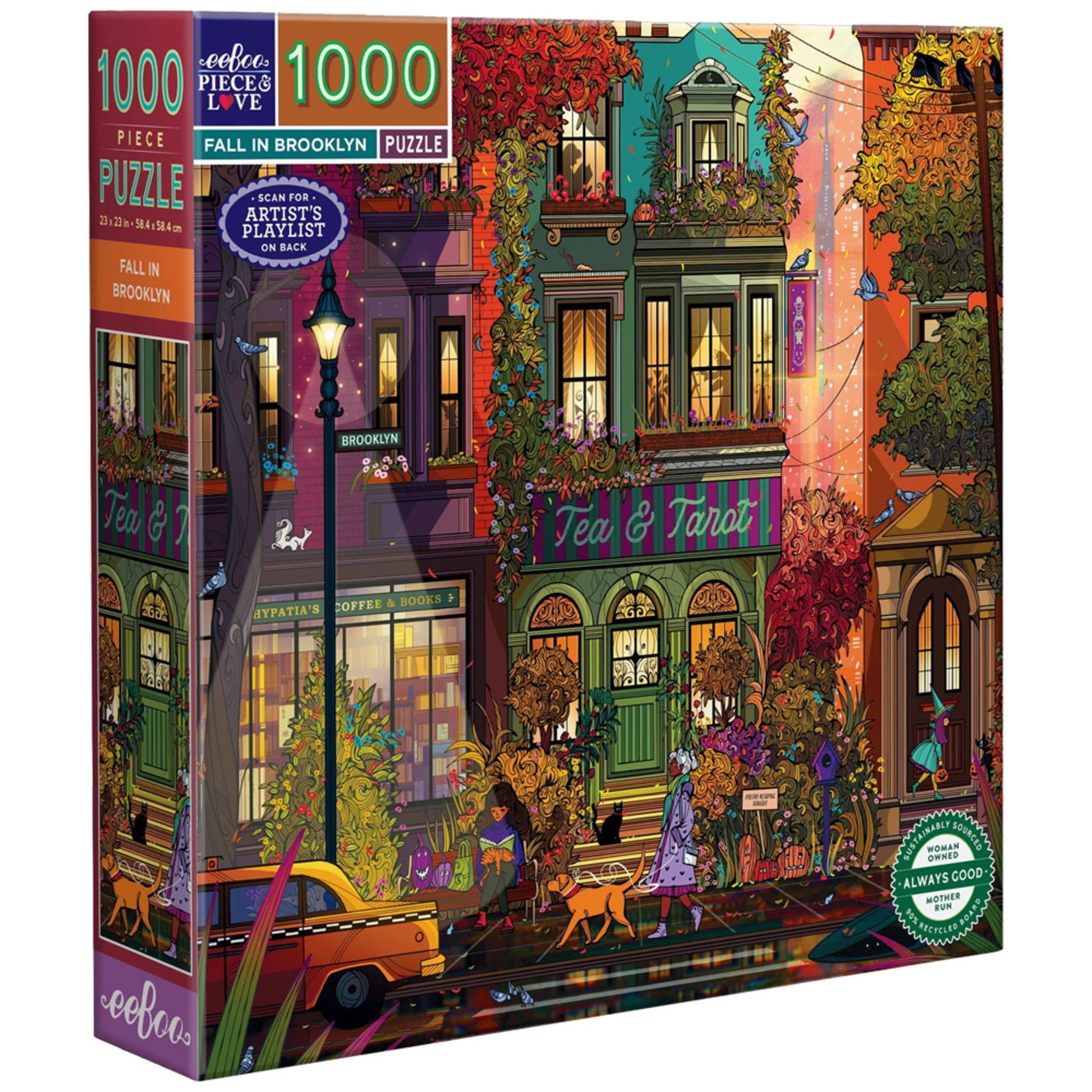 eeBoo Fall in Brooklyn 1000pc