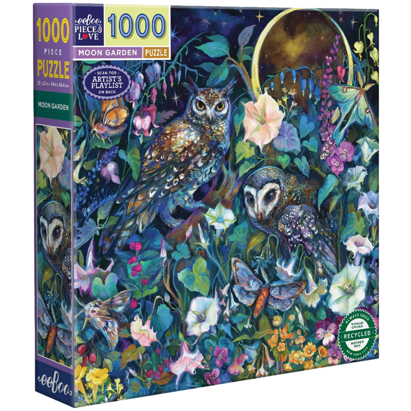 eeBoo Moon Garden 1000pc