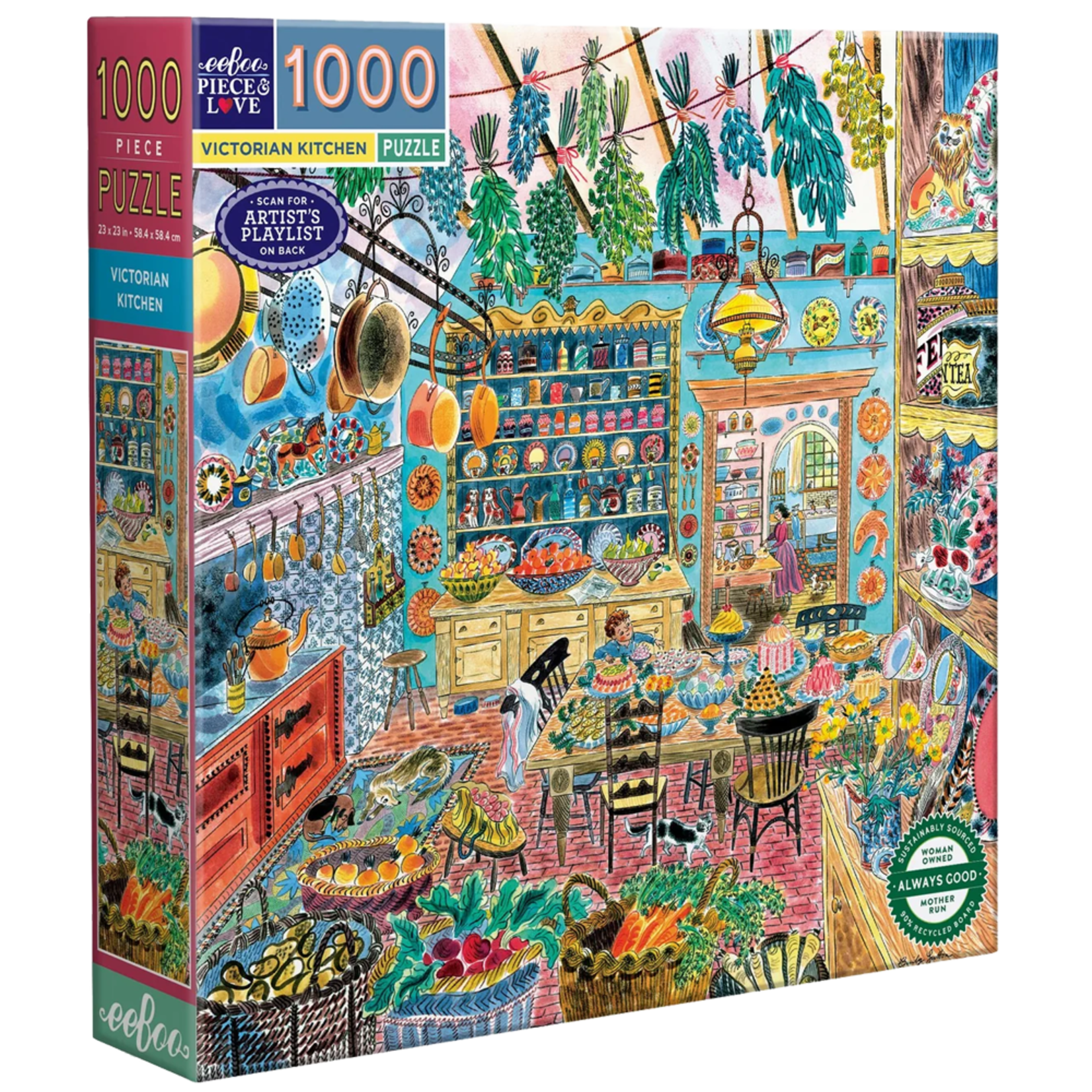 eeBoo Victorian Kitchen 1000pc