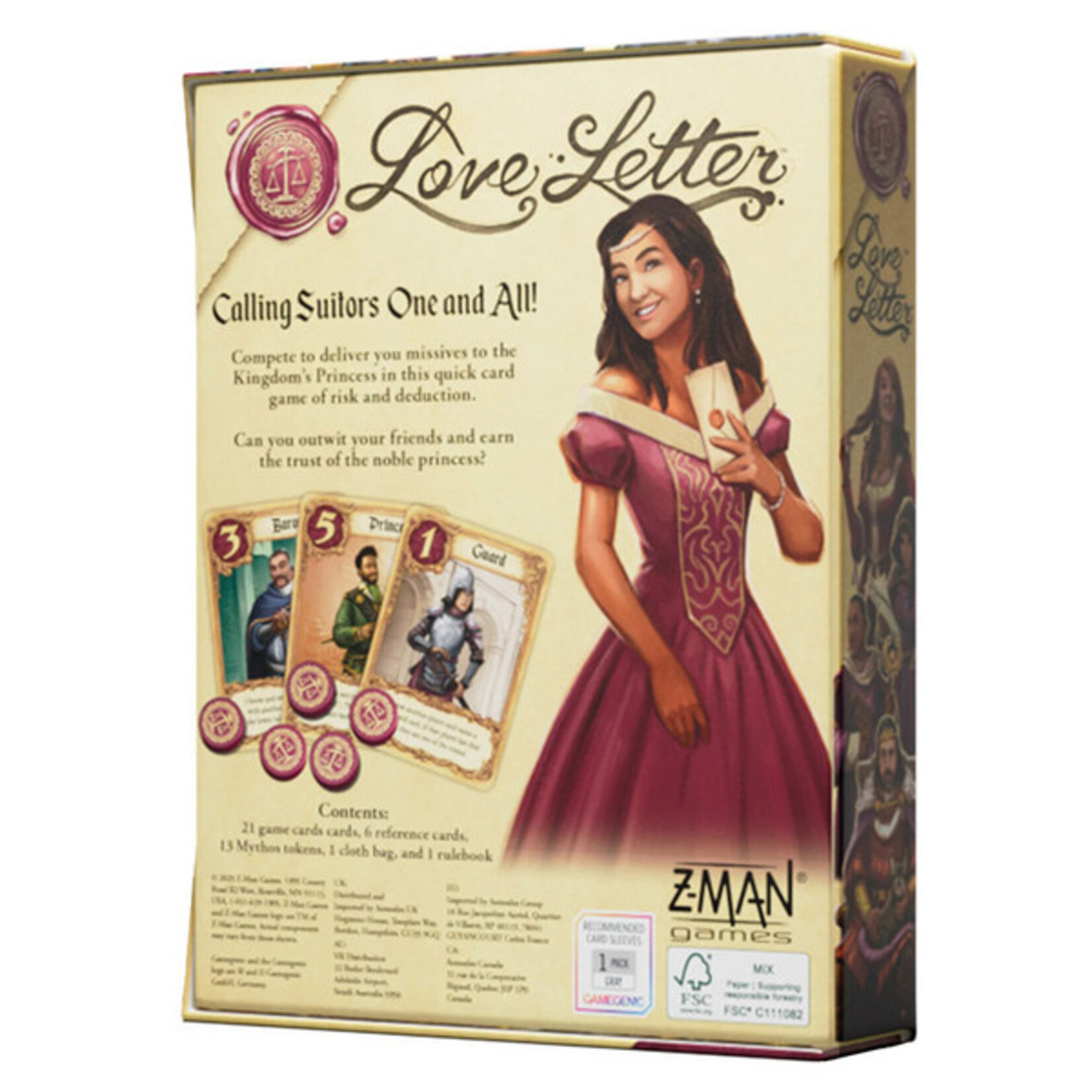 Z-Man Games Love Letter Classic - Box
