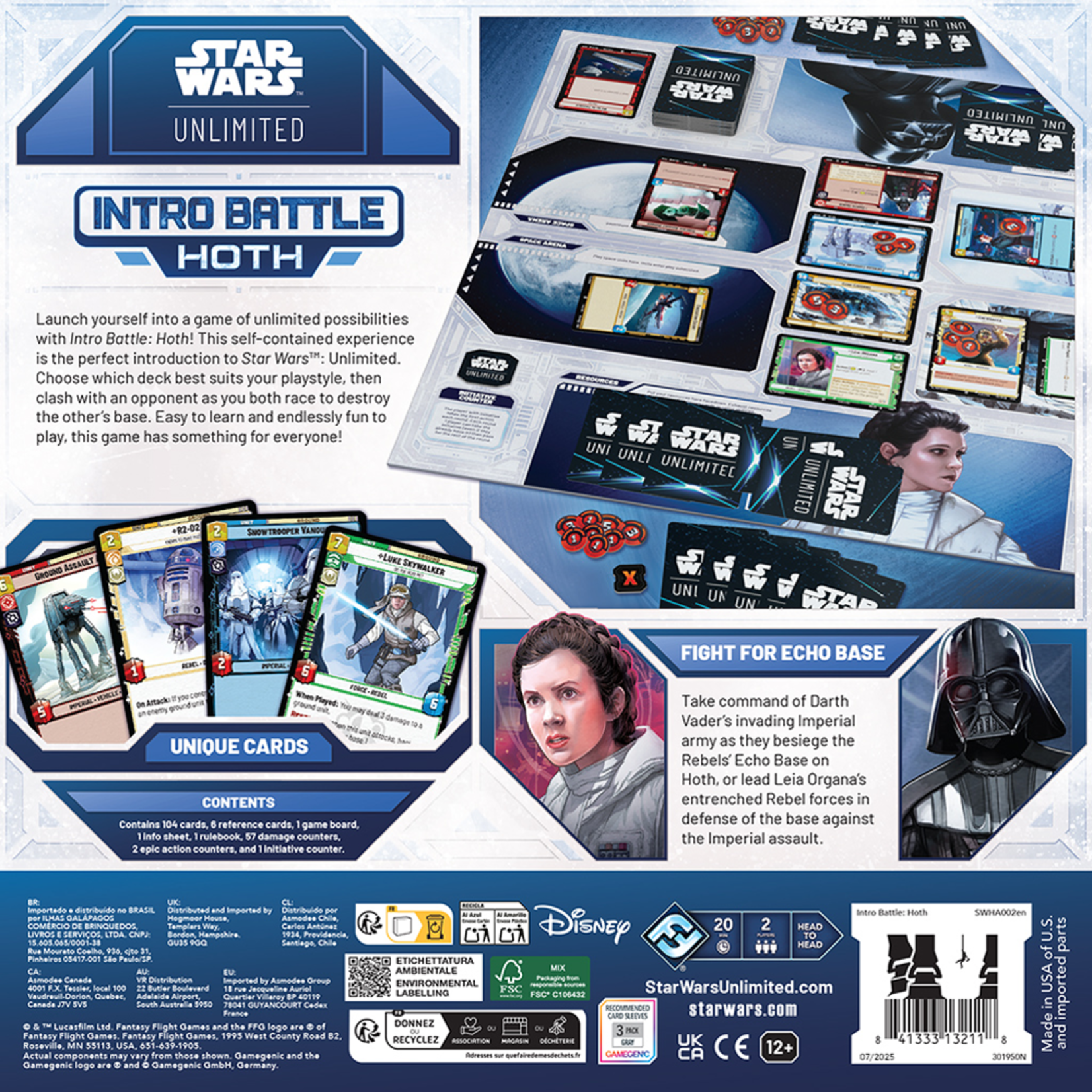 Fantasy Flight Games SW Unlimited: Intro Battle - Hoth