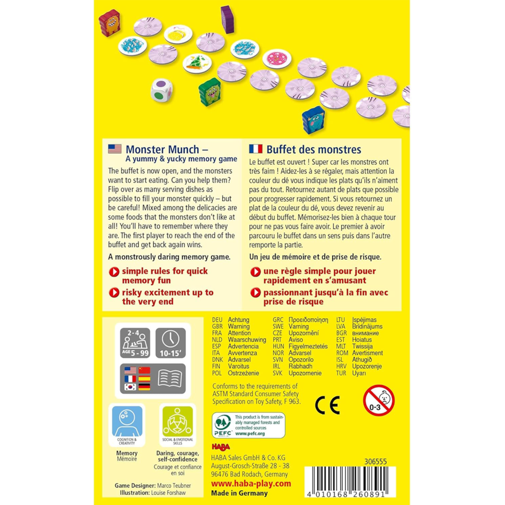 HABA Monster Munch Memory