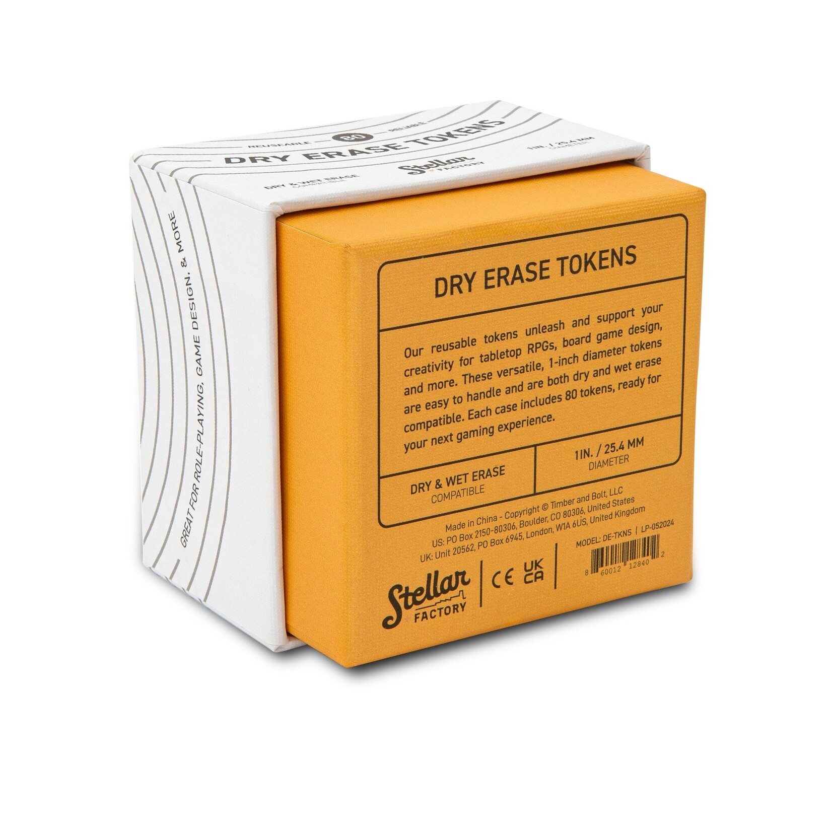 Stellar Factory Tokens: Dry Erase Blank Tokens (Reusable)