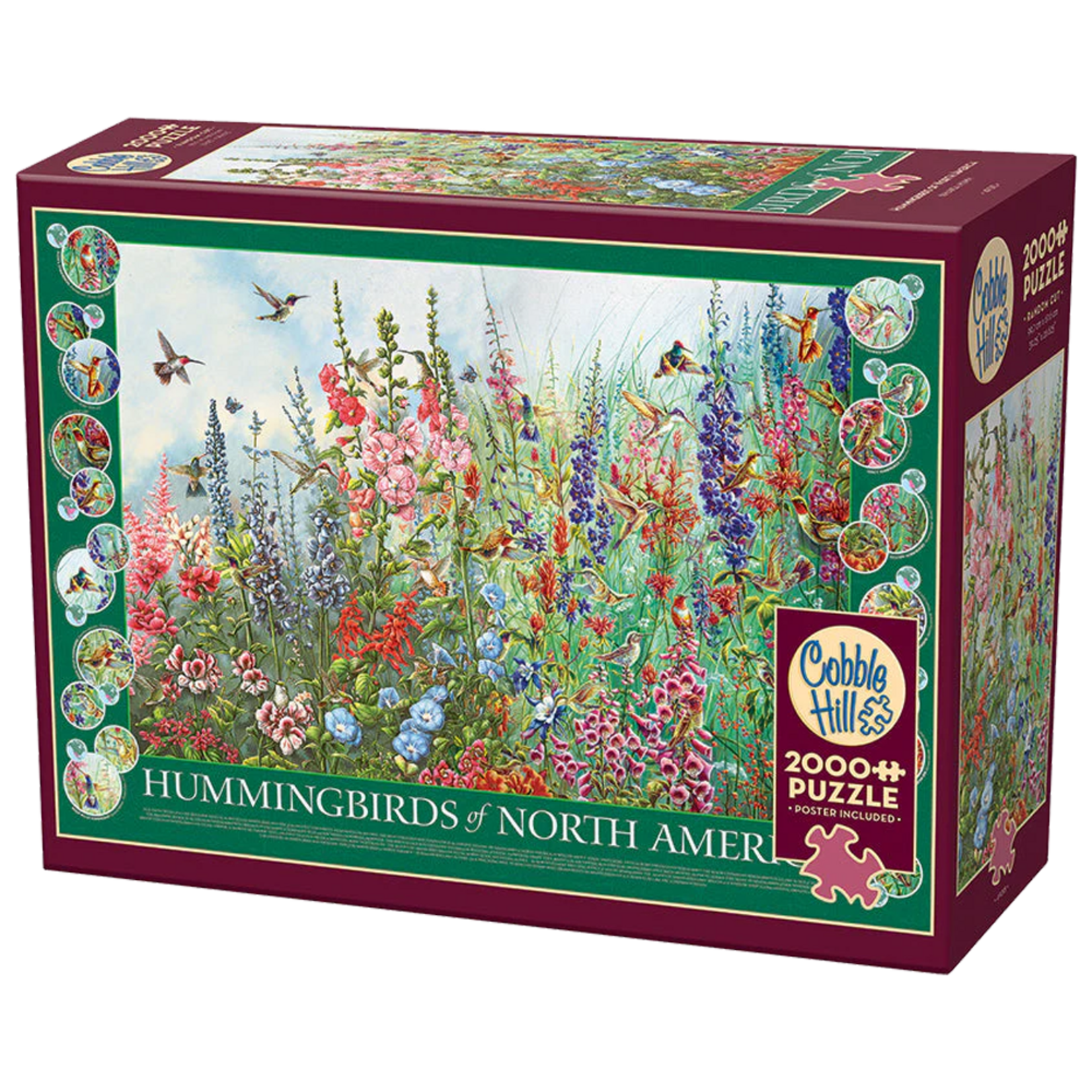 Cobble Hill Puzzles Hummingbirds of North America 2000pc