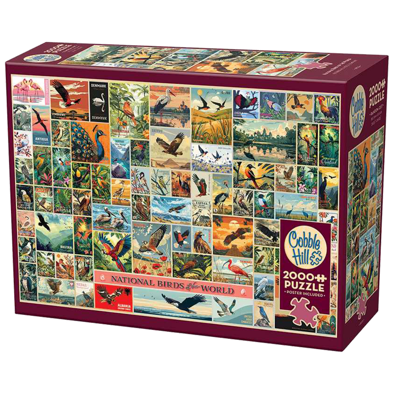 Cobble Hill Puzzles National Birds of the World 2000pc