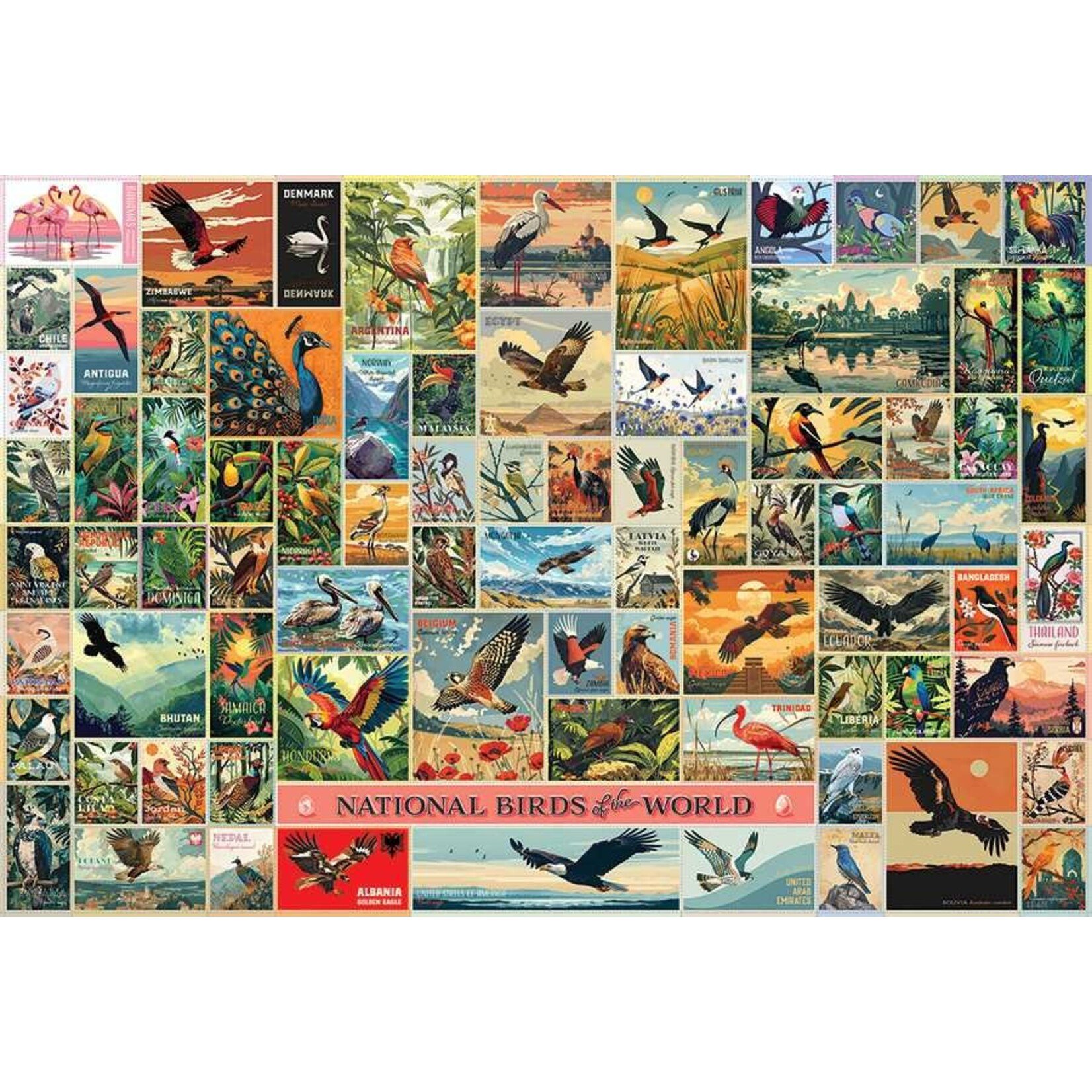 Cobble Hill Puzzles National Birds of the World 2000pc