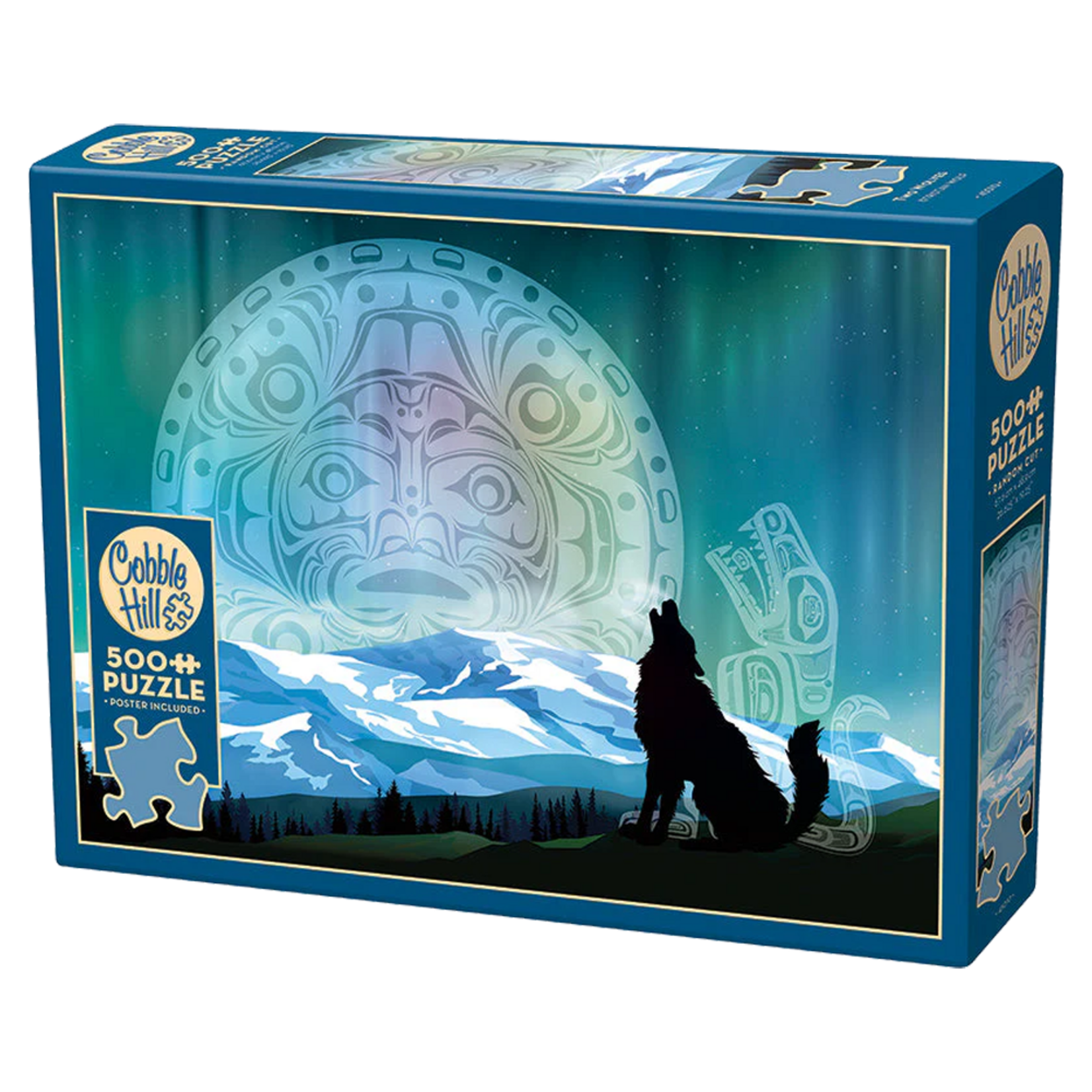 Cobble Hill Puzzles Two Wolves 500pc