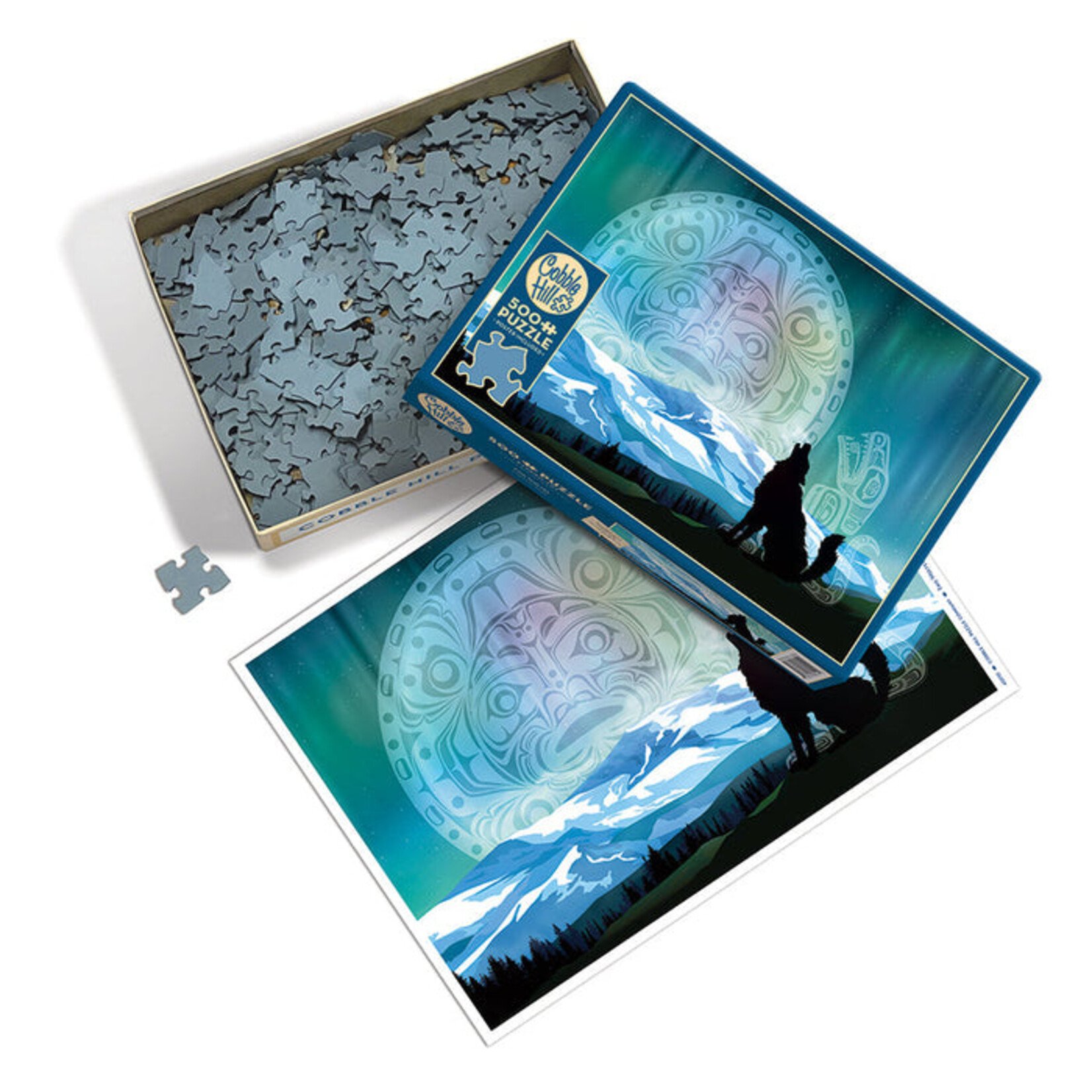 Cobble Hill Puzzles Two Wolves 500pc