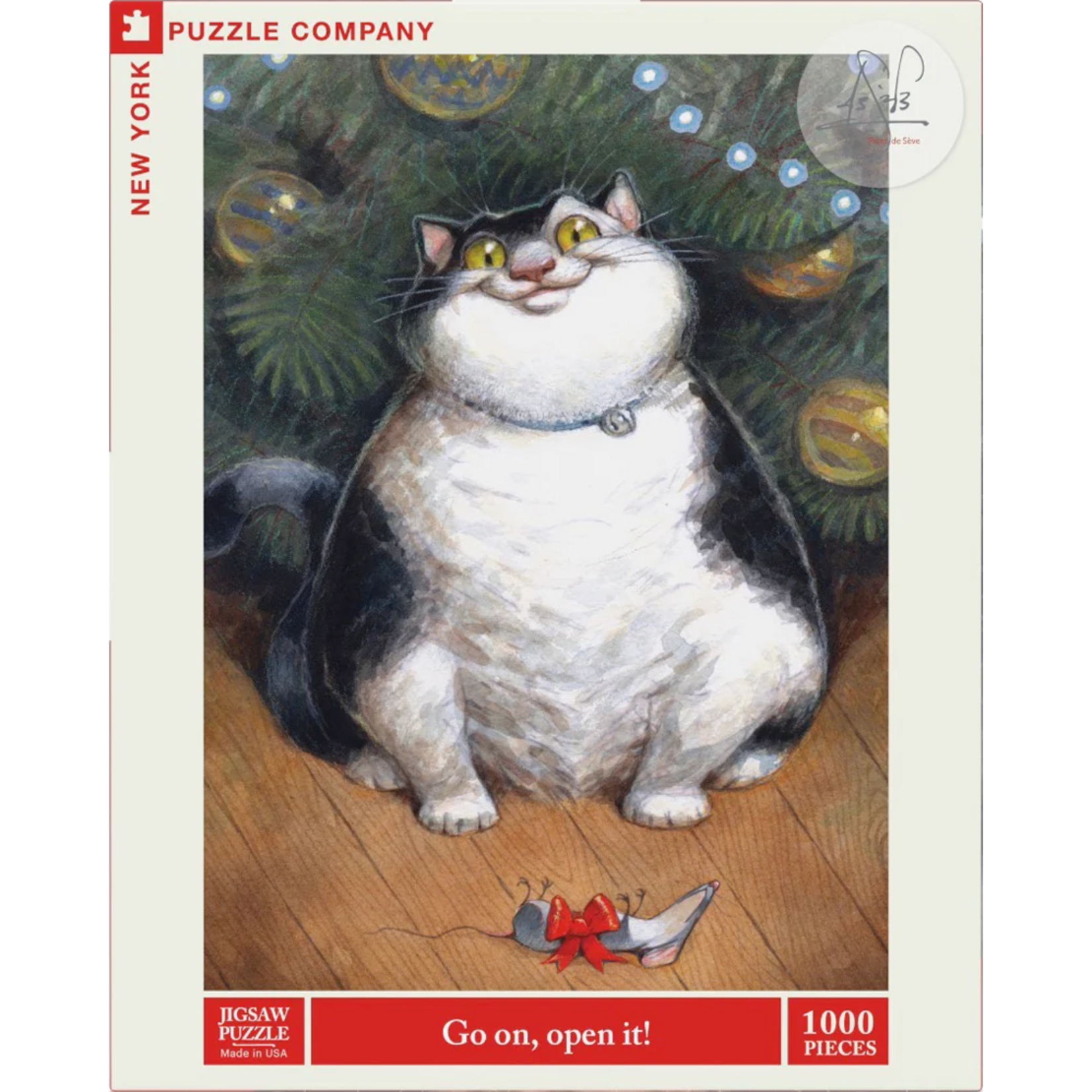 New York Puzzle Co Peter de Sève: Go On, Open It! 1000pc