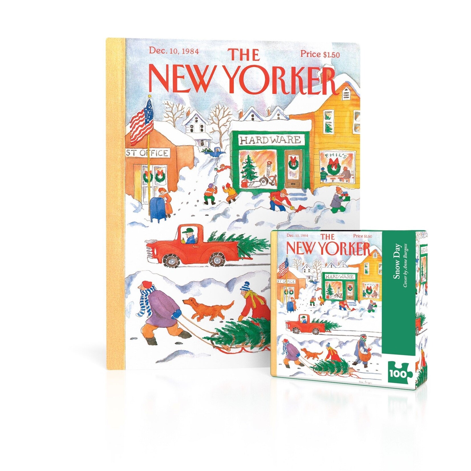 New York Puzzle Co NY: Snow Day  Mini 100pc