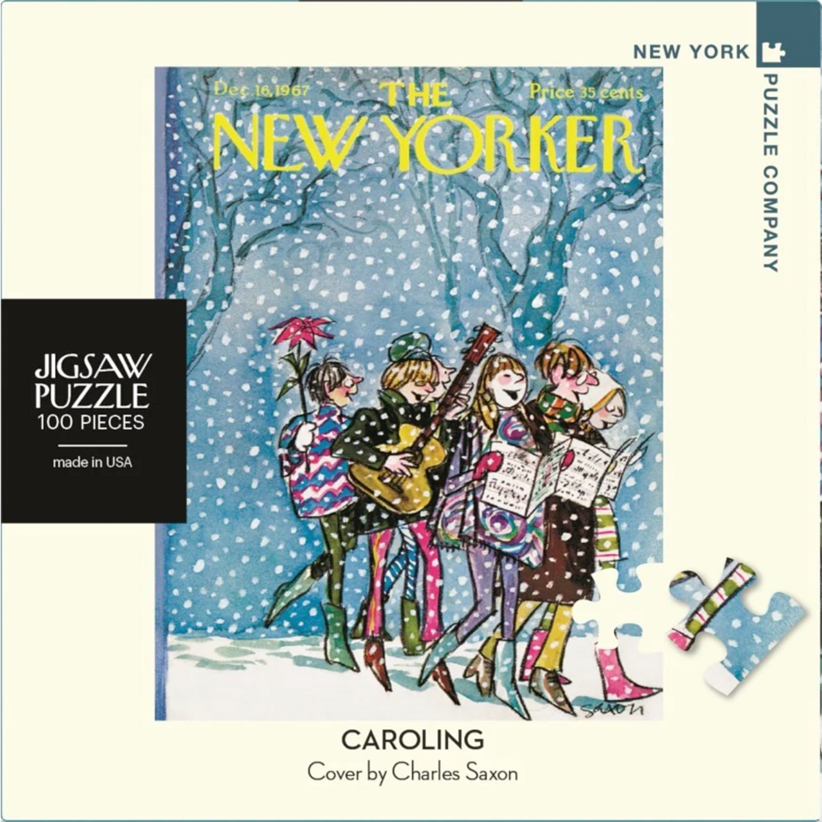New York Puzzle Co NY: Caroling Mini 100pc