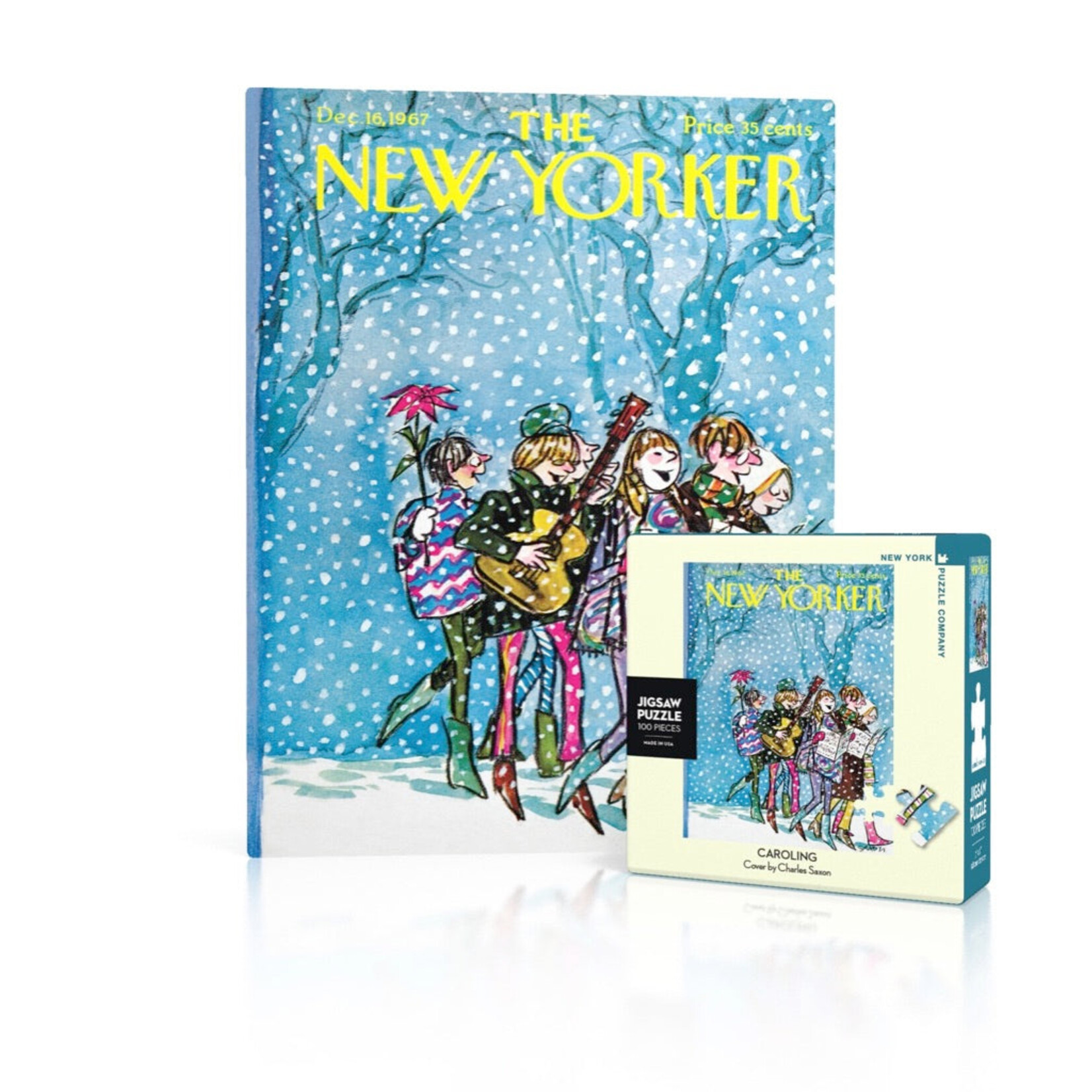 New York Puzzle Co NY: Caroling Mini 100pc