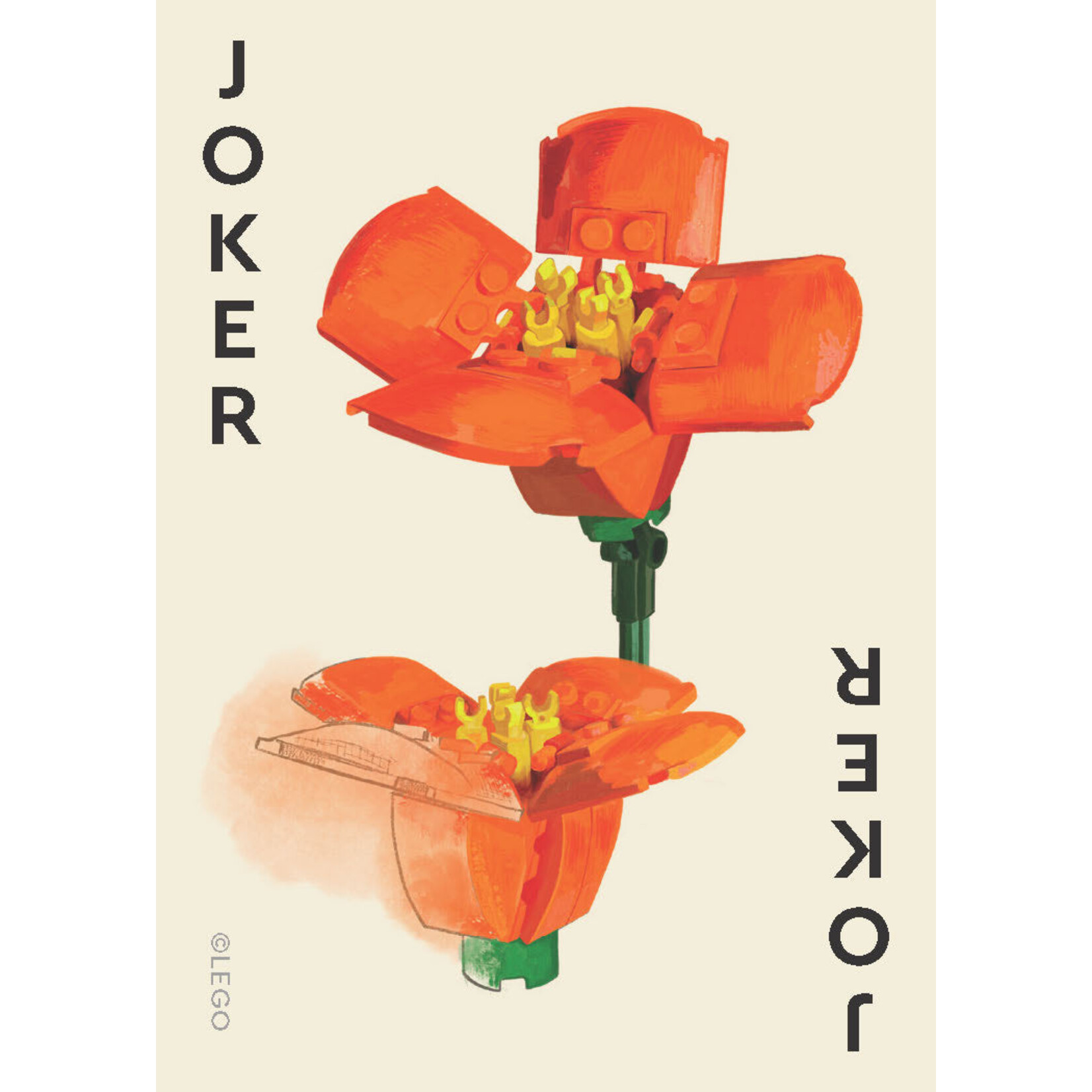 Chronicle Books Playing Cards: LEGO Botanical Double