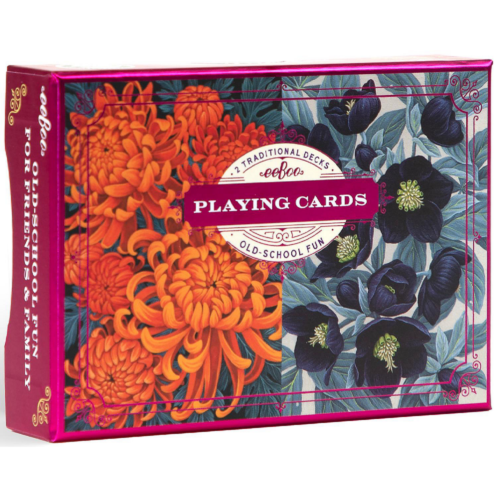 eeBoo Playing Cards: Autumn Abundance (Double-deck)