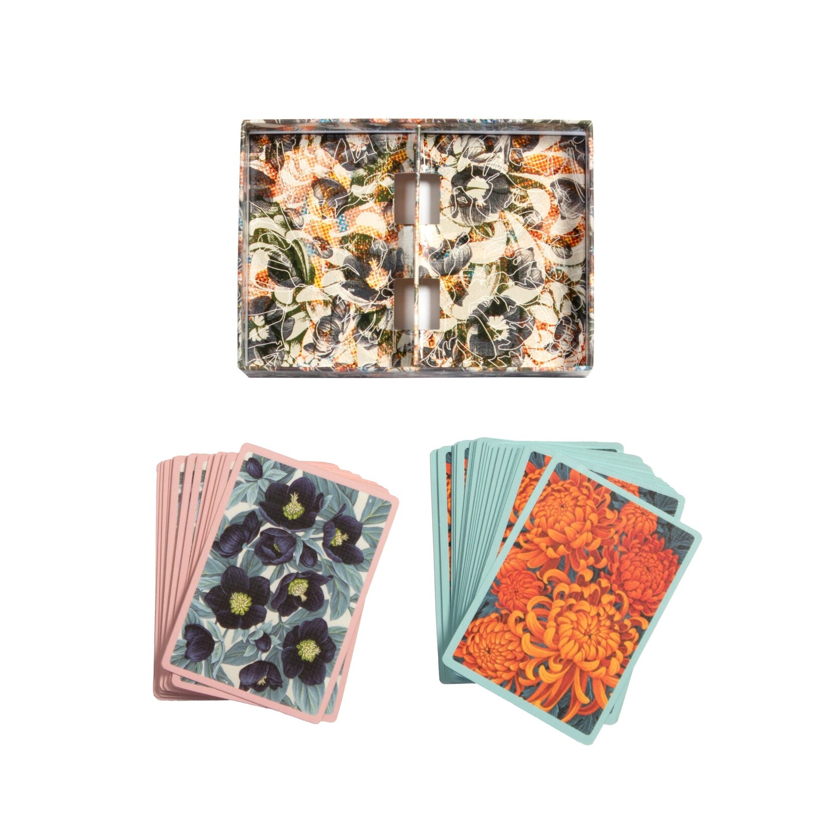 eeBoo Playing Cards: Autumn Abundance (Double-deck)