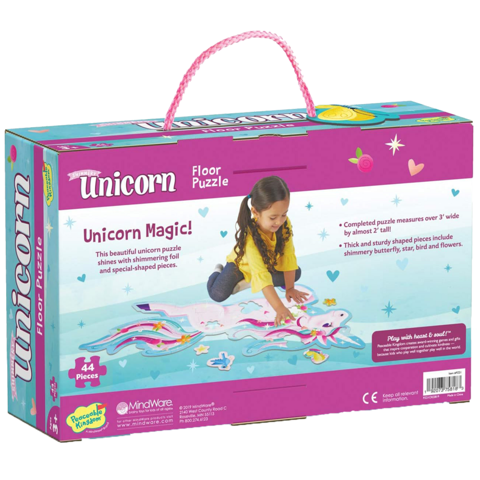 Peaceable Kingdom Unicorn Floor 44pc