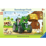Ravensburger Tractor on the Farm Frame Puzzle - 15pc