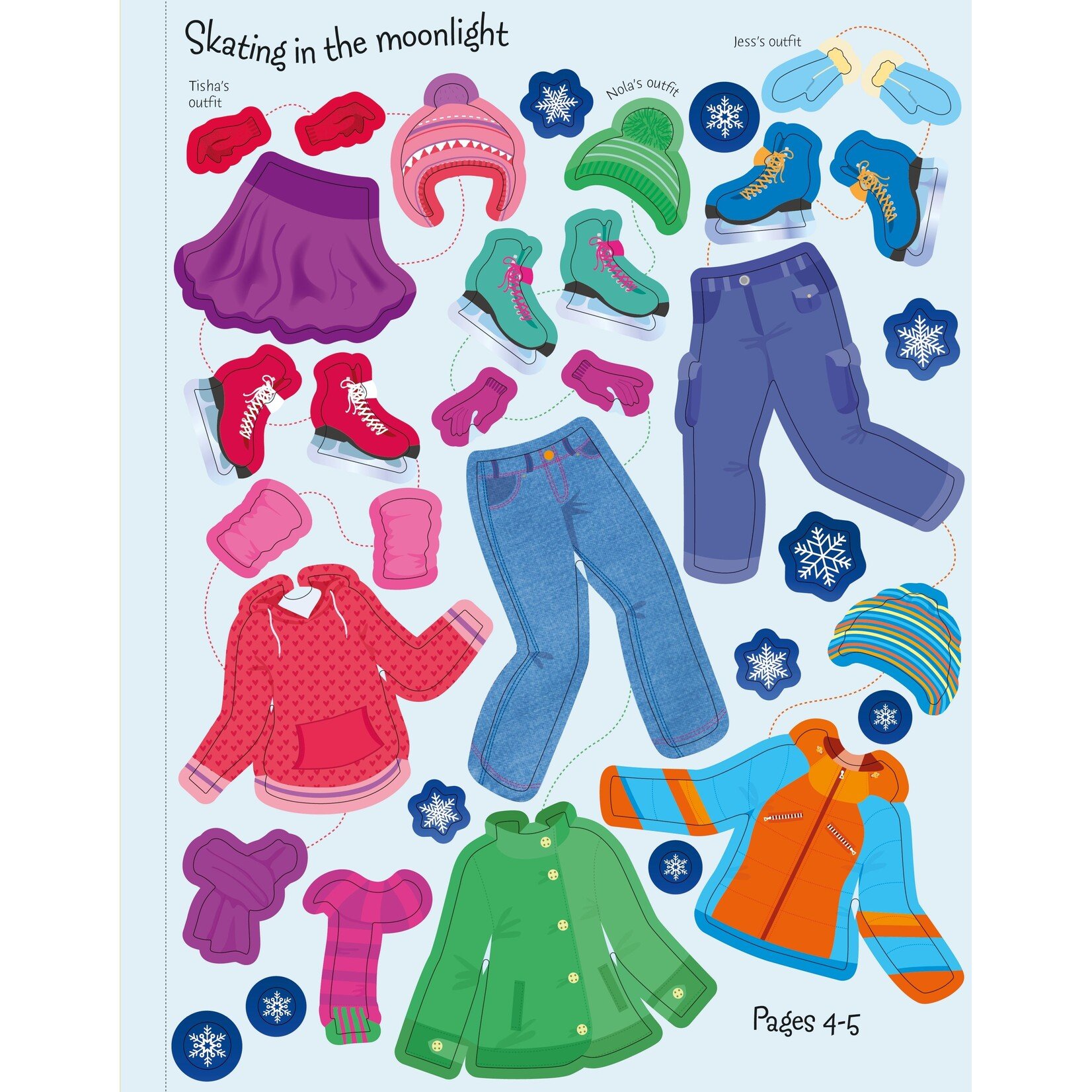 Usborne Sticker Book: Dolly Dressing - Winter Wonderland