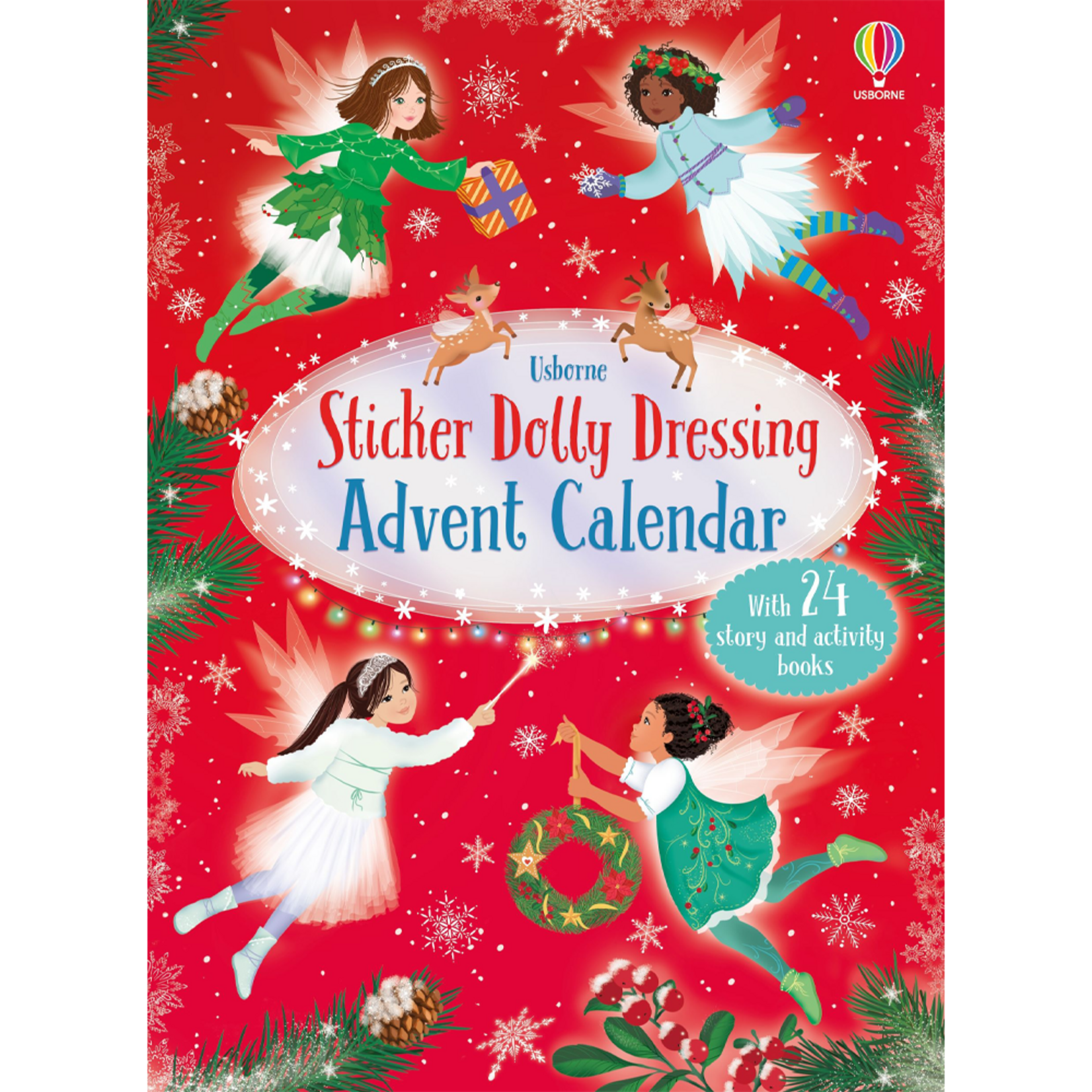 Usborne Sticker Book: Dolly Dressing - Advent Christmas