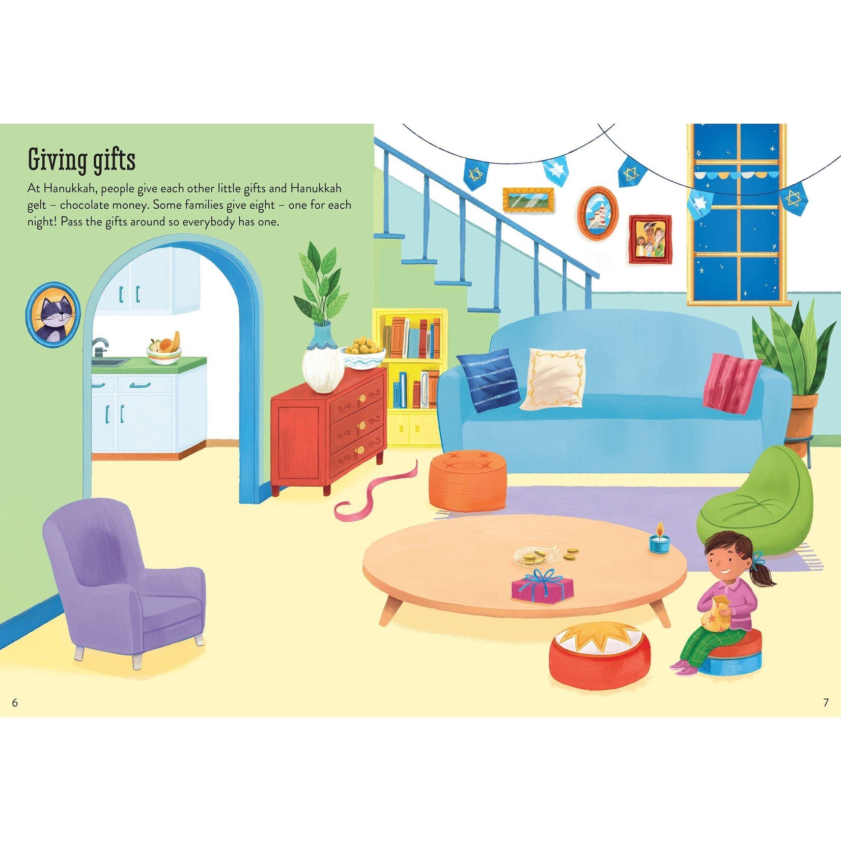 Usborne Sticker Book: Little First Hanukkah