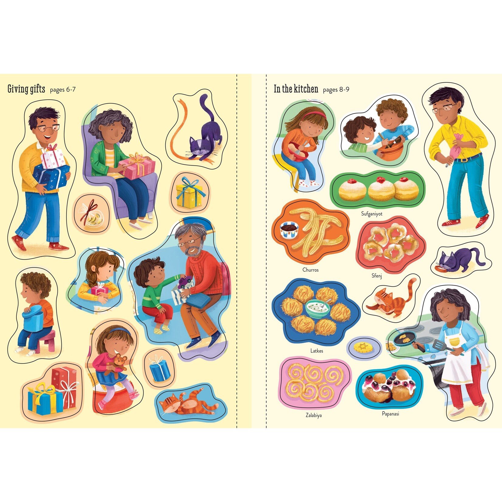 Usborne Sticker Book: Little First Hanukkah