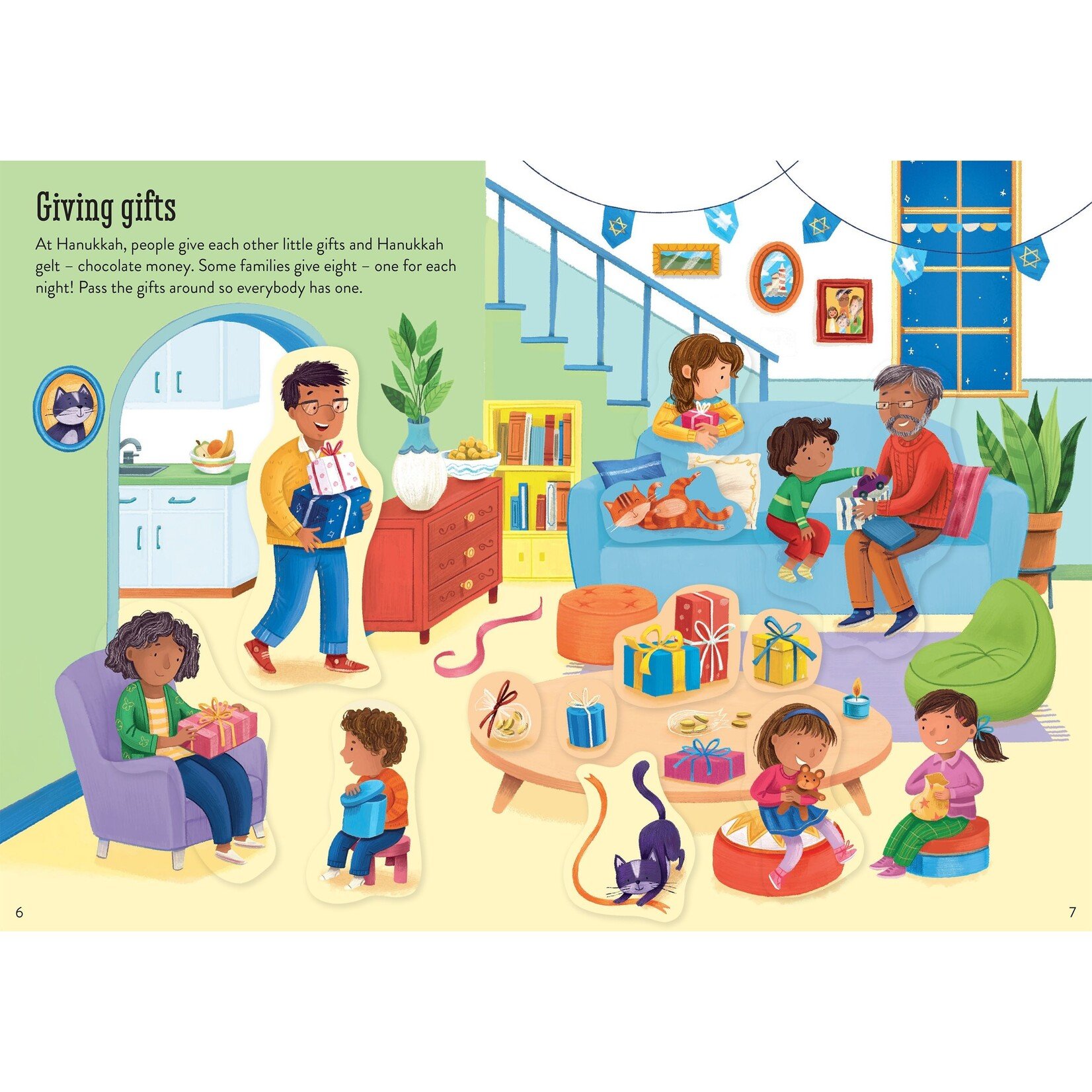 Usborne Sticker Book: Little First Hanukkah