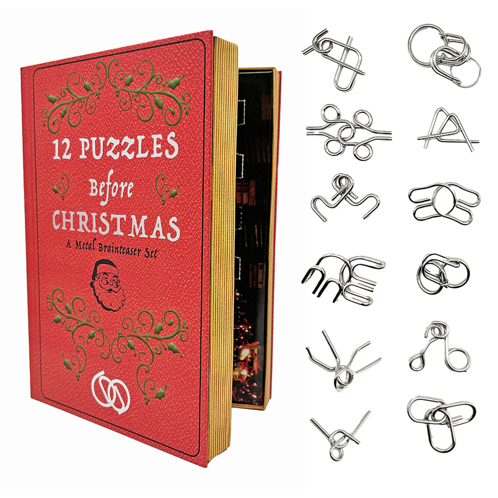 Project Genius 12 Puzzles Before Christmas Advent Calendar - Brain Teasers