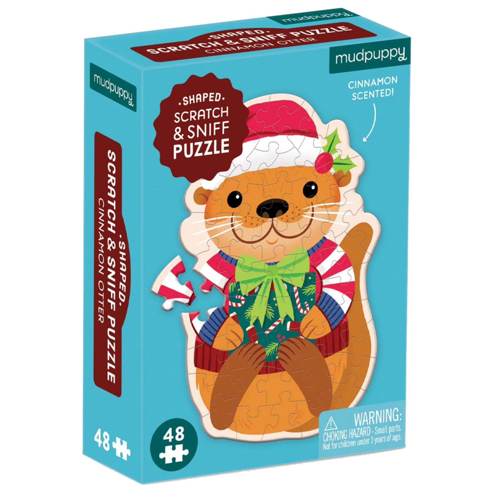 Mudpuppy Scratch & Sniff: Cinnamon Otter 48pc